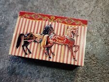 Vintage Mr. Christmas Matchbox Melodies Animated Sankyo Music Box CAROUSEL MUSIC picture