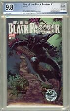 RISE OF THE BLACK PANTHER #1 DNA INK OF STAN LEE STAMPED SIGNATURE PGX 9.8 W/COA picture