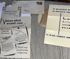 Antique 1932 Advertisement Wall Street Journal Subscription Solicitation picture