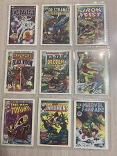 MARVEL SUPERHEROES FIRST ISSUE COVERS 9 CARDS NM 1984 ALL # 1’S EARLY MARVELS picture