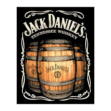 Vintage Jack Daniels Barrels Wall Art Print - 8x10
