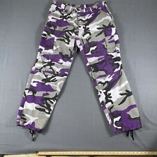Rothco BDU Pants Mens Tactial Purple Camouflage Military 35-39W 29 1/2-32 1/2 in picture