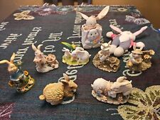 Small Easter Bunny Figurines Lot picture