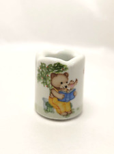 Vintage Funny Design Mini Candle Holder - Bear Reading to Birds picture