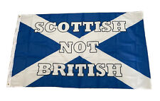 NEW Scotland Flag 5ft by 3ft - Scottish Not British Scottish National Party SNP picture