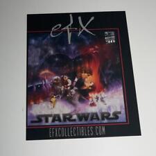 EFX Collectibles Star Wars Empire Strikes Back / Trek Double Sided Postcard 5x7 picture
