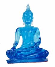 Buddha overcoming Temptations blue 4