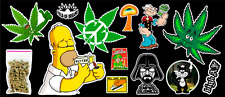 13 Weed Marijuana Cannabis Parody Vinyl Stickers picture
