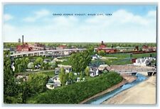c1940 Grand Avenue Viaduct Exterior Building Sioux City Iowa IA Vintage Postcard picture