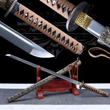 Handmade Katana/Carbon steel/Sword Real/Full Tang/Collectible/High-Quality Blade picture