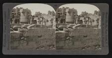 Reliefs glorifying Sethos I Temple of Ammon Karnak Thebes Egypt Old Photo picture
