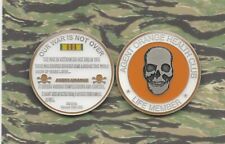 AGENT ORANGE CHALLENGE COIN...ARMY MARINES NAVY AIR FORCE COAST GUARD picture