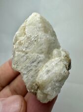 58 G Ultra RARE, White Afghanite Fluorescent Crystal on Calcite Matrix, picture