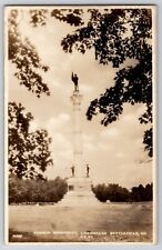 Georgia Confederate Civil War Monument Chickamauga CLINE GA RPPC Photo Postcard picture
