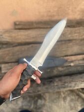 SHARDBLADE Custom Handmade D2 Steel Hunting Full Tang BIG BOWIE KNIFE  W/SHEATH picture