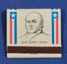 John Quincy Adams 6th President Of The United States Of America Matchbook picture
