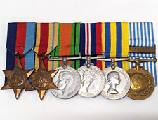 *POW British/Australian WW2 – Korean War army medals 4 RAR Akehurst Buffs Italy picture
