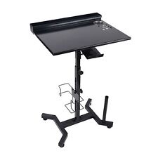 Adjustable Height Black Steel Tattoo Work Table For Tattoo Artists picture