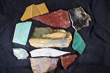 PJ: Mixed Lot of Slabs - Jasper, Agate and More   11 Ozs picture