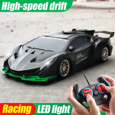 1/18 RC Car LED Light 2.4G Radio Remote Control Sports Cars (Green Lambo) picture