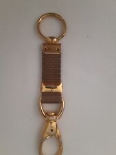 Gold-Tone Mesh Snap Belt Key Change Ring picture