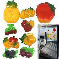 18 Pc Assorted Fruits Refrigerator Magnets Set Food Magnet Locker Kitchen Fridge picture