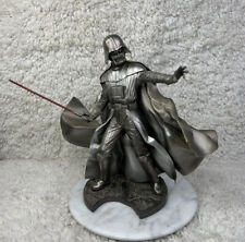Vintage 2005 LucasFilm Star Wars Darth Vader Silver 14” Statue picture