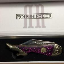 Rough Ryder Purple Glitter Acrylic Lady Leg 3 1/4