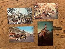 4 Original Vintage Postcards Disneyland Unused 5.5x3.5 picture