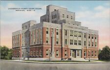 Postcard Lauderdale County Court House Meridian MS Mississippi  picture