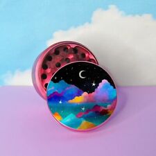 Cute Colorful Clouds 40MM MINI Grinder 4 Layers Aluminum Alloy picture