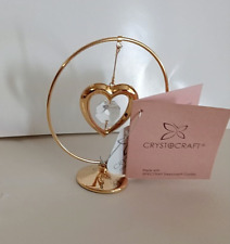 Heart on a stand CRYSTOCRAFT. With Swarovski stones and documents picture