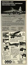 1967 HAWK Model jet airplane kit Northrop F-5A Skoshi-Tiger Vintage Print Ad picture