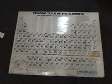 Sargent-Welch VWR Scientific 2-Sided Periodic Table Of The Elements 1996 50