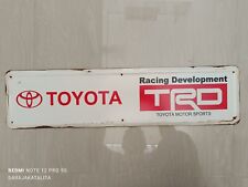 VINTAGE TOYOTA TRD Toyota Racing Development  SERVICE WORKSHOP SIGN 70x18 Cm picture