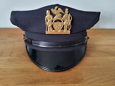 HAT CAP NYPD NEW YORK POLICE INSPECTOR Hat Excellent Condition  picture