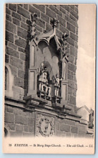 EXETER ST. Mary Steps Church The Old Clock ENGLAND UK LL. Postcard picture