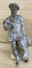 Antique Metal Statue Topper Figure 8.5