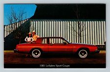 1981 Buick LeSabre Sport Coupe Automobile, Vintage Postcard picture