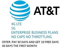 Unlimited Internet Data Plan AT&T Activated Sim Card 5G 4G LTE Hotspot Fastest picture