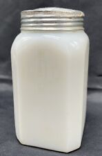 Vintage Chef Boy-Ar-Dee Dinner Milk Glass 1940’s Hazel Atlas Salt Shaker picture