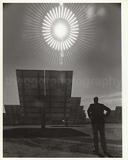 SOLAR REFLECTION 8 x 10 FOUND PHOTO Vintage B + W  Sun Power H 50 picture