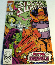 The Silver Surfer 44 Dec 1990 Thanos' Infinity Gauntlet Marvel Comics Fistfull picture