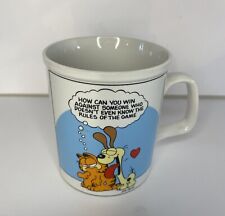 VTG 1978 Ceramic Garfield and Odie Jim Davis Enesco Coffee Mug picture