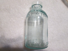 Antique Mellin's Food  Co Jar Bottle Large Size Nice Clean Embossed picture