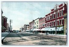 c1910 Main St. From West Ave Street Brockport New York Vintage Antique Postcard picture