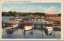 Forked River, New Jersey LINEN Postcard 