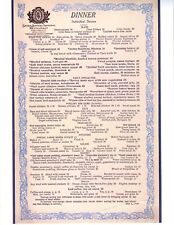1915 GRAND CENTRAL TERMINAL RESTAURANT  MENU 8.5X11 GLOSSY REPRINT VINTAGE picture