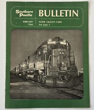 1966 Southern Pacific Railroad Bulletin Feb Roseville Yard Cover CA picture