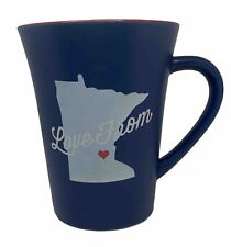 MINNESOTA COFFEE MUG WITH HEART IN THE BOTTOM OF THE CUP BLUE 12 OZ picture